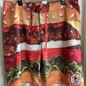 LRG Cheeseburger Board Shorts